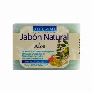 JABÓN ALOE VERA 100GR BIFEMME