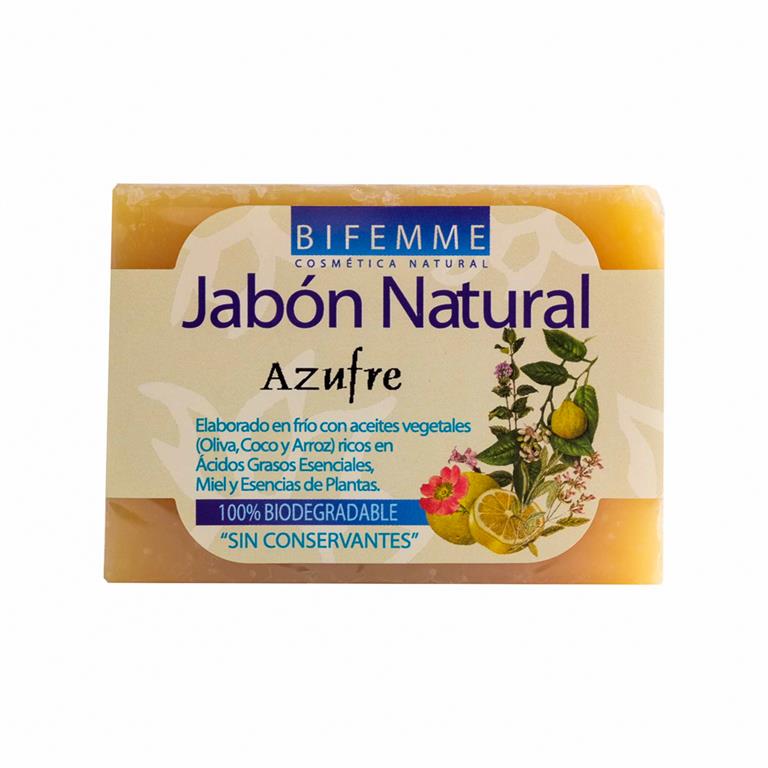 JABÓN AZUFRE 100GR BIFEMME
