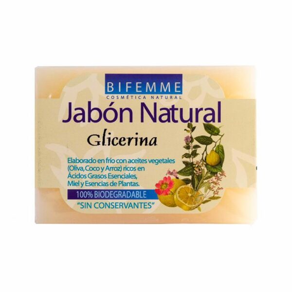 JABÓN GLICERINA 100 GR BIFEMME
