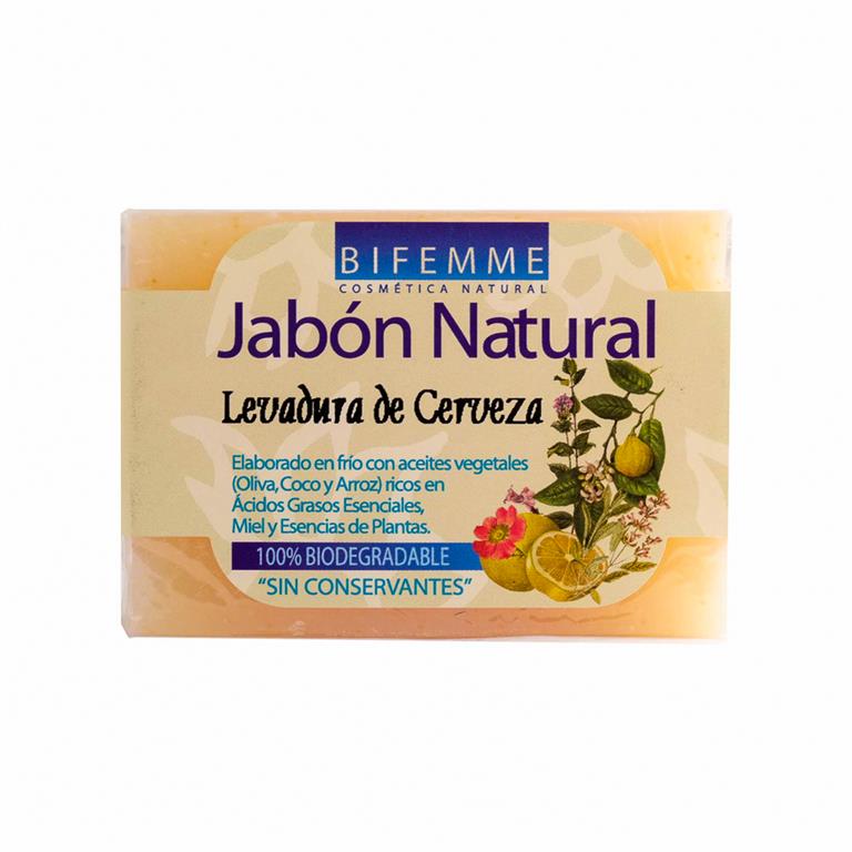 JABÓN LEVADURA CERVEZA 100 GR BIFEMME