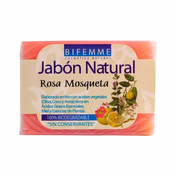 JABÓN ROSA MOSQUETA 100 GR BIFEMME