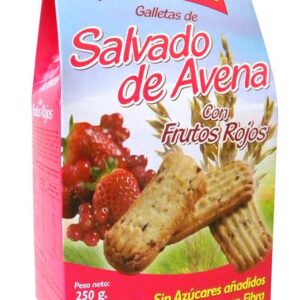 GALLETAS AVENA + FRUTOS ROJOS 250 GR.