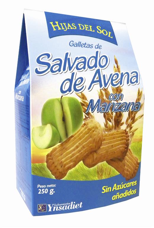 GALLETAS AVENA + MANZANA 250 GR