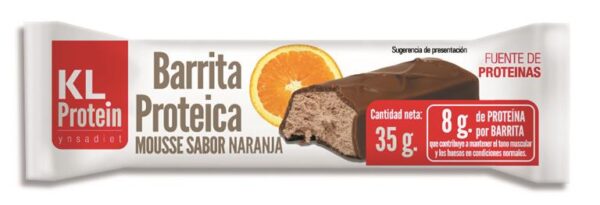 BARRITA NARANJA MOUSSE PROTEIN 35 GR.