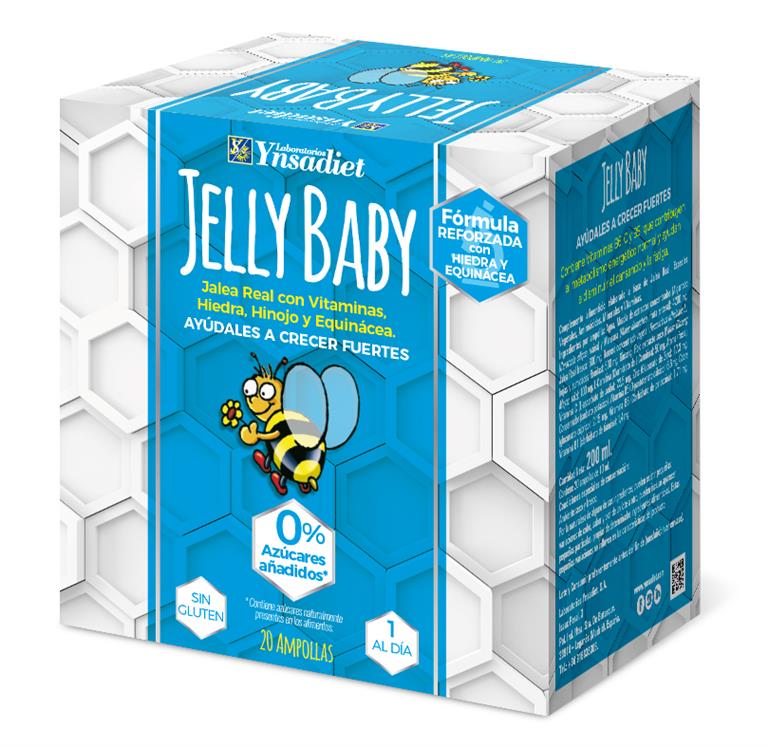 JELLY BABY 20 AMPOLLAS 0 % AZÚCAR