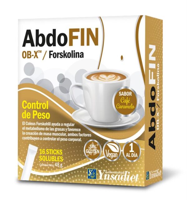 ABDOFIN CAFÉ CARAMELO 16 STICKS SOLUBLES