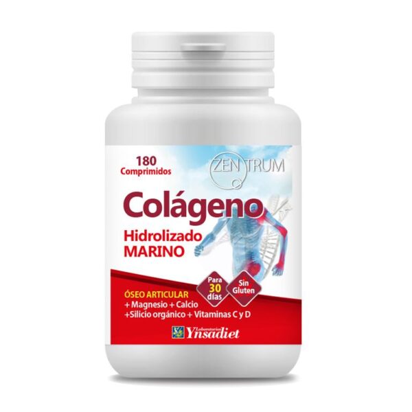 COLÁGENO HIDROLIZADO MARINO 180 COMPRIMIDOS YNSADIET